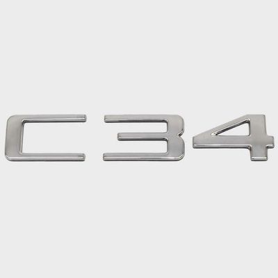 Carver Boat Raised Emblem Decal 8150649 | C34 Silver Sticker