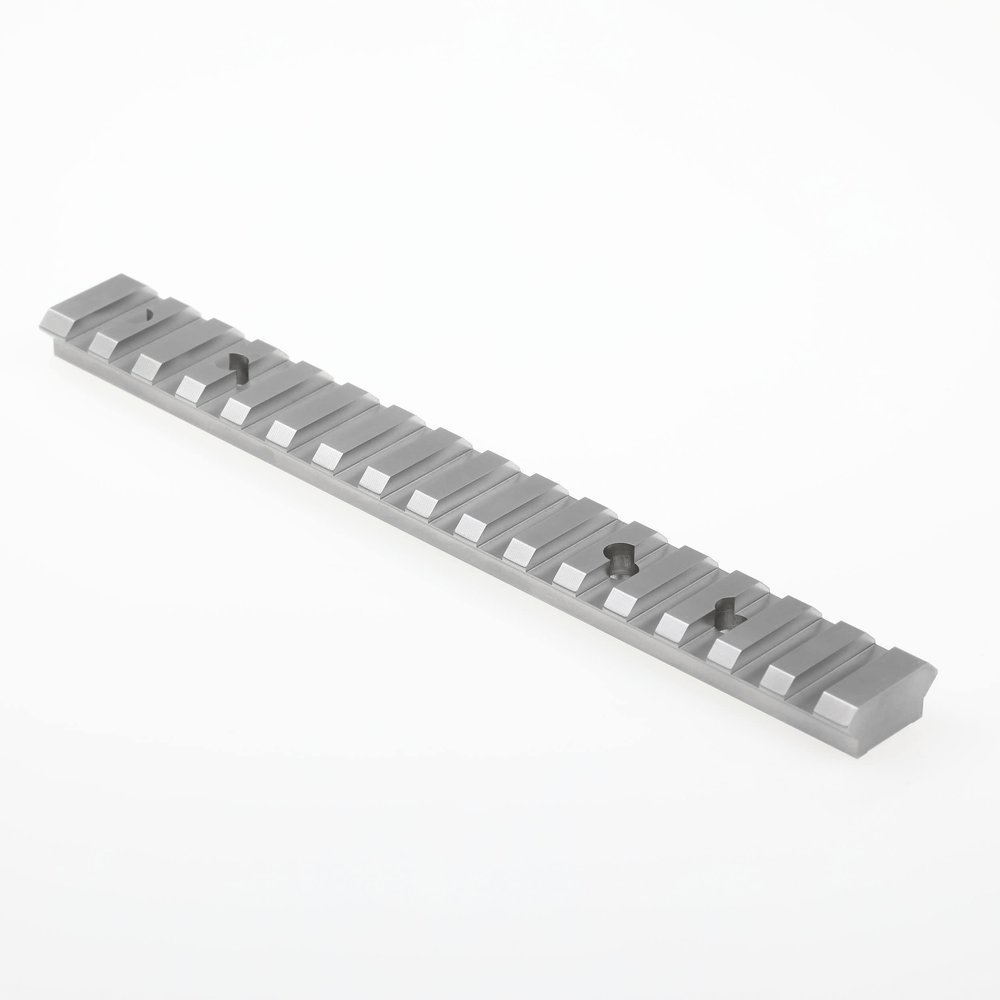 Picatinny Rail for Tikka T3/T3X Stress Relived 416 Stainless Steel 0 MOA/20 MOA/40 MOA by Derraco Engineering (SUS416-40-MOA-T3/T3X)