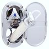 Ambassador Marine Trinidad- Transom Shower (Cold Only), Chrome Cup & Lid, Hammer-Head Warm White Sprayer, 6' Stainless Steel Hose, Chrome Trinidad Handle - 136-0216-CW-W view 3