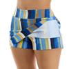 Zac & Rachel Women's New Millennium Pull-On Skort, Surf The Web/Lemon Drop, 8 view 3