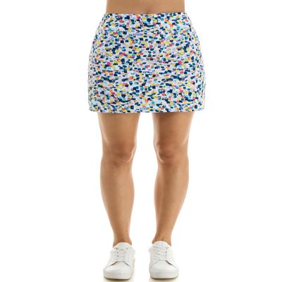 Zac & Rachel Women's New Millennium Pull-On Skort, Habanero Gold/Fuchsia, 16