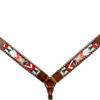 BAR H EQUINE Horse Western Leather Breast Collar Brown