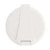 Ambassador Marine Trinidad- Recessed Control Valve (Cold Only), Warm White Cup & Lid, Chrome Trinidad Handle - 136-0209-CW-W view 3