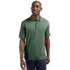 Clique Charge Active Mens Short Sleeve Polo, Bottle Green Heather, L view 1