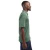 Clique Charge Active Mens Short Sleeve Polo, Bottle Green Heather, L view 2