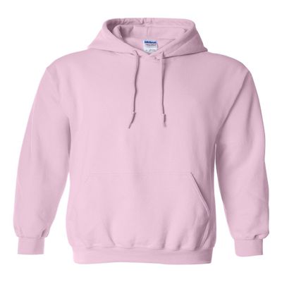 Gildan Fleece, Hoodie Sweatshirt Style 1- Pack (G18500) LRG-LightPink