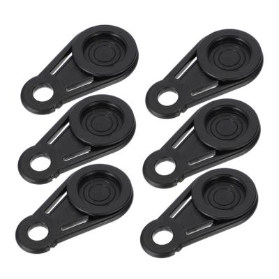 BESPORTBLE 10pcs Tent Trap Clamp Tent Fixing Clip Movable Snaps Clip Lightweight Sturdy for Outdoor Camping