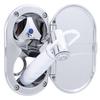 Ambassador Marine Trinidad- Transom Shower (Cold Only), Chrome Cup & Lid, Hammer-Head Arctic White Sprayer, 6' White Rubber Hose, Chrome Trinidad Handle - 136-0212-CA-W view 3