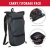 MSR Snowshoe Carry Pack, Charcoal, 19L view 2