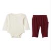 GAP Baby Boys Long Sleeve Thermal Set Ivory Frost 3-6M view 1