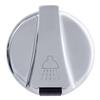 Ambassador Marine Trinidad- Recessed Control Valve (Cold Only), Black Cup with Stainless Steel Lid, Chrome Trinidad Handle - 136-0249-CK-W view 3
