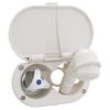 Ambassador Marine Trinidad- Transom Shower (Cold Only), Warm White Cup & Lid, Small Warm White Sprayer, 10' White Rubber Hose, Chrome Trinidad Handle - 136-0207-WH-W view 2