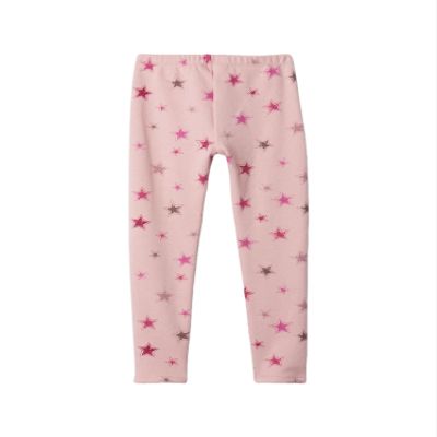 GAP Girls Cozy Leggings Pink Stars XL