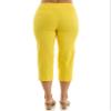 Zac & Rachel Women's Pull-On Slim Leg Crop Pant, Habanero Gold, 6 view 4