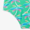 Hatley Girls Sleeveless One Piece Swimsuit, Rainbow Palm, 2 Toddler view 2