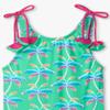 Hatley Girls Sleeveless One Piece Swimsuit, Rainbow Palm, 2 Toddler view 4