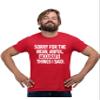 XX-Large Red Mens Sorry for The Mean Awful Accurate Things I Said Funny T-Shirt view 1
