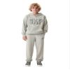 GAP Boys Heritage Logo Pull-On Jogger Sweatpants Light Heather Grey B08 XL view 1