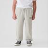 GAP Boys Heritage Logo Pull-On Jogger Sweatpants Light Heather Grey B08 XL view 3