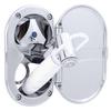 Ambassador Marine Trinidad- Transom Shower (Cold Only), Chrome Cup & Lid, Hammer-Head Arctic White Sprayer, 6' Stainless Steel Hose, Chrome Trinidad Handle - 136-0216-CA-W view 3