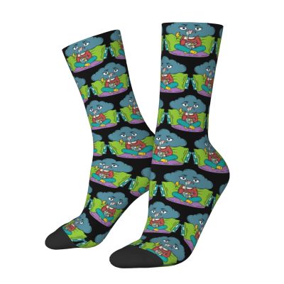 MULIHU Ice Cream For People Who Are Depressed And In A Bad Mood Socks For Men Women Sport Crew Socks Athletic Running Socks Wicking Socks