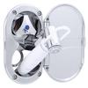 Ambassador Marine Trinidad- Transom Shower (Cold Only), Chrome Cup & Lid, Hammer-Head Arctic White Sprayer, 10' White Rubber Hose, Chrome Trinidad Handle - 136-0214-CA-W view 3