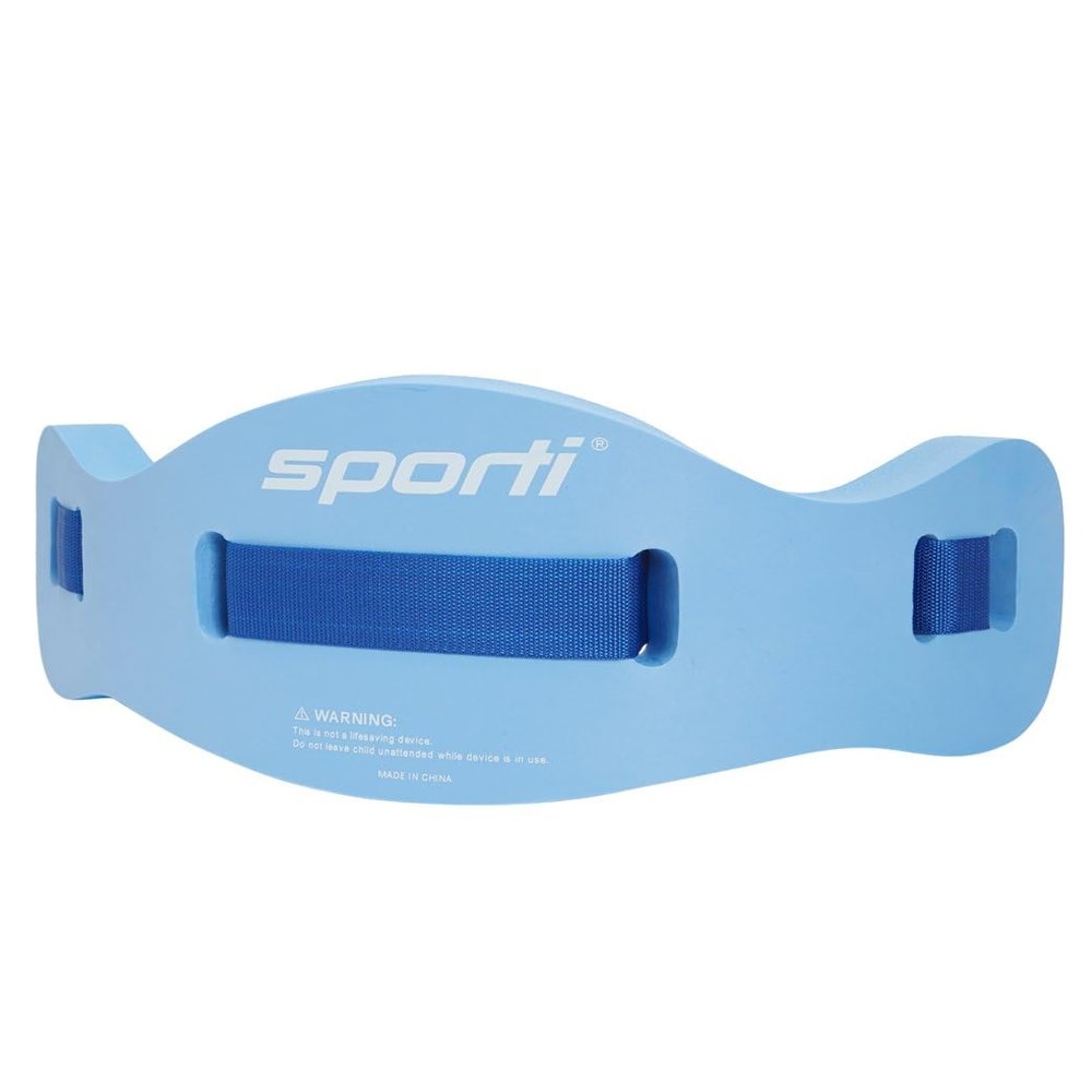 Sporti Swim Belts, Swim Float Jogbelt with Adjustable Belt for Water Fitness Exercises, Swimming Trainer Flotation Belt - Blue - L/XL