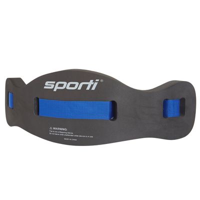Sporti Swim Belts, Swim Float Jogbelt with Adjustable Belt for Water Fitness Exercises, Swimming Trainer Flotation Belt - Black - S/M