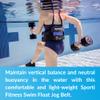Sporti Swim Belts, Swim Float Jogbelt with Adjustable Belt for Water Fitness Exercises, Swimming Trainer Flotation Belt - Black - S/M view 4