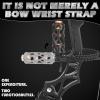 ZSHJGJR Archery Bow Wrist Sling - with Bow Stabilizer Quick Disconnect Bow Wrist Strap, Support Bow Stabilizer & V Bar Bow Stabilizer for Compound Recurve Bow Competitive Hunting (Red) view 2