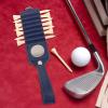 1 Set Football Spike Storage Leather Case Tee Holder Leather Tees Holder Tees Organizer Golfing Tees Containers Tees Cover Golf Accessories Leather Tee Carriers Leather Tees Bag view 3