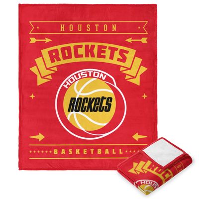 NORTHWEST NBA Houston Rockets Silk Touch Throw Blanket, 50" x 60", Hardwood Classics