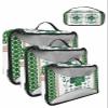 4 Set Packing Cubes for Travel Luggage Organizer Bags St. Patrick's Day Lucky Shamrock Leaves Travel Cubes for Carry on Suitcases Travel Bags Space Saving Travel Accessories (XL, L, M, S) view 1