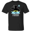 Absurd Ink Fight Milk T-Shirt (US, Alpha, 6X-Large, Regular, Regular, Black) view 1
