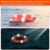Life Ring 28" Orange Boat Safety Throw Ring with Water Floating Grab Lines Set and Reflective Strips Outdoor Professional Boat Throw Rings Emergency Use Life Rings Buoy with Stainless Steel Bracket view 4