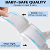 Ababalaya 2PCS Adjustable Satin Lined Halo Turban Durag for Men &Women, Sleeping Bonnet, Beanie Hats, PRE-Tied Headwraps for Hair Loss Black/White view 4