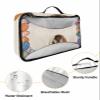 4 Set Packing Cubes for Travel Luggage Organizer Bags Easter Spring Eggs Bunny Linen Bottom Travel Cubes for Carry on Suitcases Travel Bags Space Saving Travel Accessories (XL, L, M, S) view 3