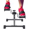 KOHARA Folding Mini Exercise Bike Portable Arm Home Pedal Exerciser Gym Fitness Leg Cardio Training Adjustable Resistance Cycle Pedal Exerciser for Women and Men view 4