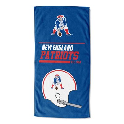 Northwest NFL New England Patriots Beach Towel, 30" x 60", 40 Yard Dash Legacy