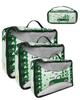 4 Set Packing Cubes for Travel Luggage Organizer Bags St. Patrick's Day Luck of the Irish Truck with Gnome Shamrock Travel Cubes for Carry on Suitcases Travel Bags Travel Accessories (XL, L, M, S) view 1