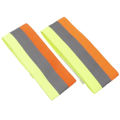 Baluue 1pair High Visibility Reflective Armbands for Running Cycling and Outdoor Activities Lightweight and Safe Gear for Men and Women