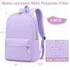 School Backpack for Teen Girls Women Laptop Backpack College Bookbags Middle School Travel Work Commuter Back PackLavender view 4