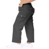 YSENTO Womens Cargo Hiking Pants with Pockets Lightweight Stretch Quick Dry Camping Travel Pants Roll Up Dark Grey XL view 4