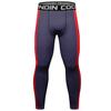 Red Plume Men's Compression Elastic Tight Leggings Sport Warrior Printing Pants view 1