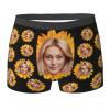 XIAYUEHUA Custom Boxers with Face Personalized Boxers for Men Boyfriend Father Husband (US, Alpha, Small, Regular, Regular, Style 12) view 1