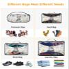 4 Set Packing Cubes for Travel Luggage Organizer Bags Spring Easter Egg Gray Bunny Flower White Wood Grain Travel Cubes for Carry on Suitcases Travel Bags Space Saving Travel Accessories (XL, L, M, S) view 4