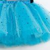AIMAOMI Tutu for Girls Layer Dress Up Tutu Polka Dot Skirts Ballet Skirts for Dress Birthday Party Christmas (Blue, 5-8 Years) view 4