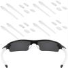 EZReplace Replacement Rubber Kits for Oakley Flak 2.0 OO9295/Flak 2.0 XL OO9188 Sunglasses 4 Pairs (White) view 1