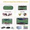 4 Set Packing Cubes for Travel Luggage Organizer Bags St. Patrick's Day Green Shamrocks Plaid Green Travel Cubes for Carry on Suitcases Travel Bags Space Saving Travel Accessories (XL, L, M, S) view 4