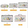 4 Set Packing Cubes for Travel Luggage Organizer Bags Happy Easter Cute Bunny and Easter Eggs Travel Cubes for Carry on Suitcases Travel Bags Space Saving Travel Accessories (XL, L, M, S) view 2